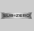 Sub-Zero brand logo in metallic grey.